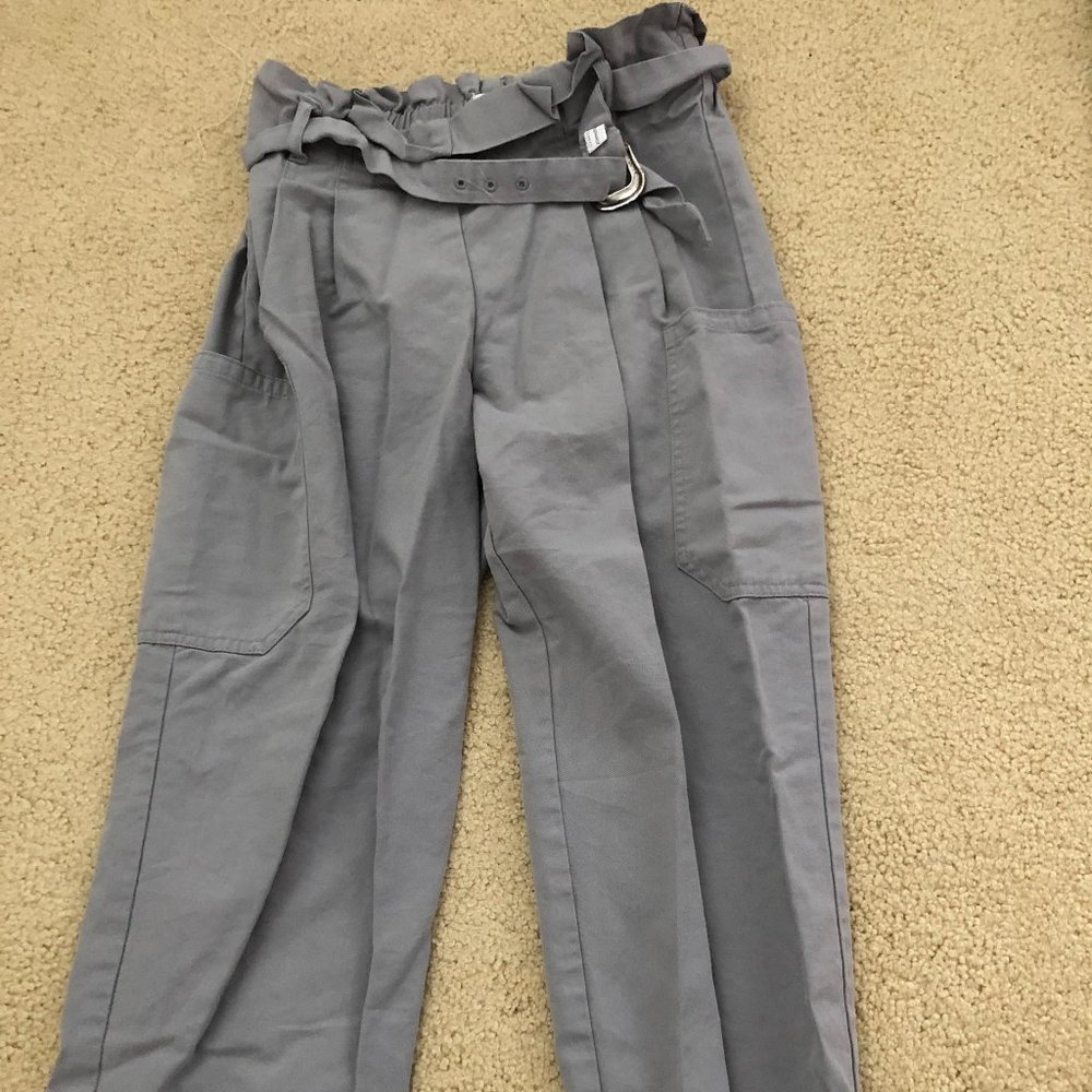 Zara Kids Flowy Cargo Pants Size 11-12